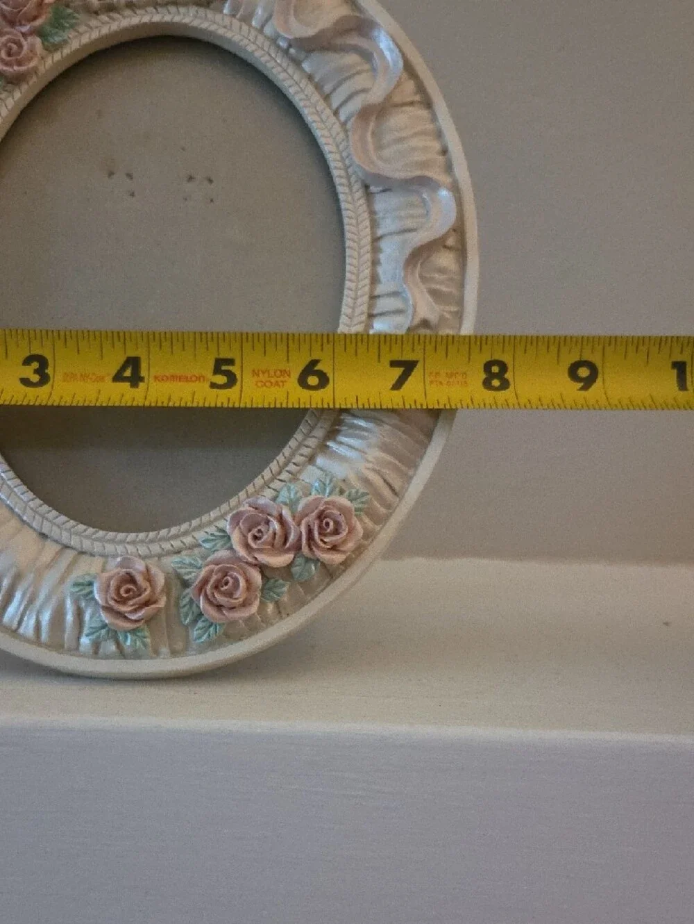 Ceramic Floral Photo Frame